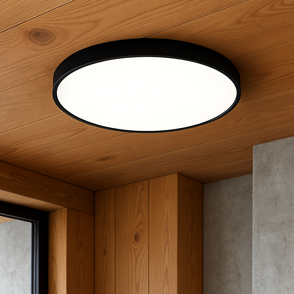 Modern Ceiling Lamp | Round LED, Thin Profile