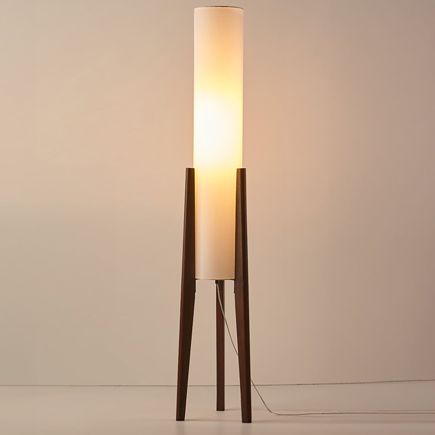 Noirwood | Walnut Wood Base Floor Lamp