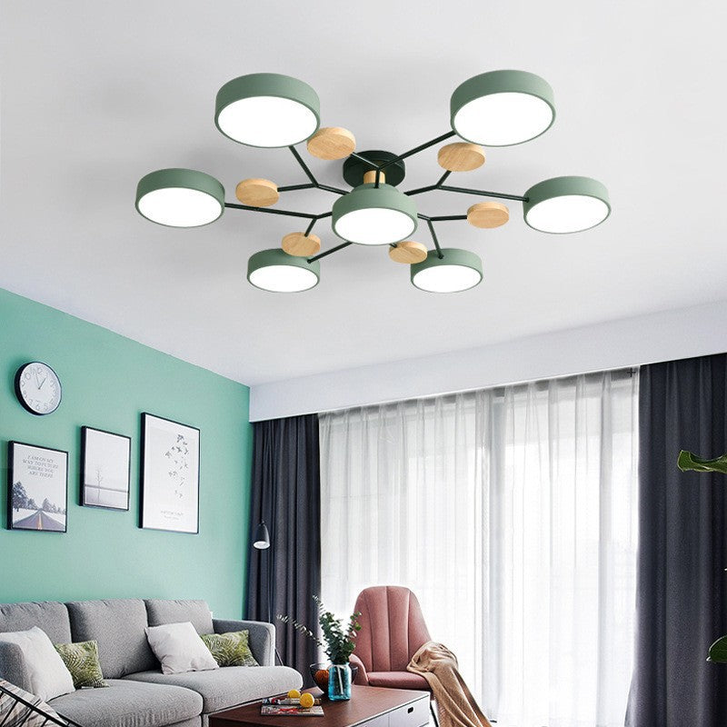 Willem | Semi-Flush Mount Multi-Arm LED Ceiling Light