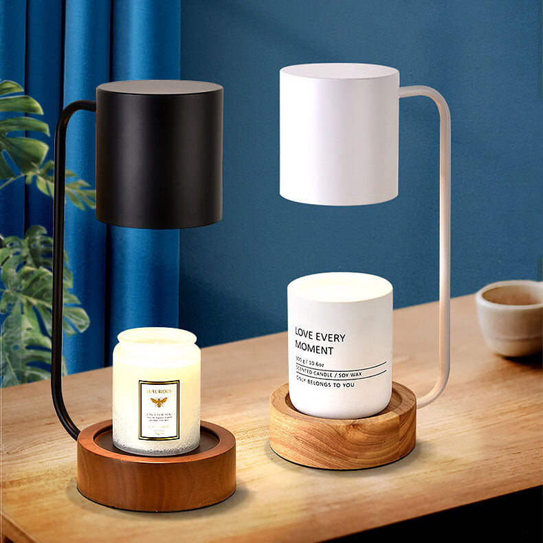 Virelle | Japanese Minimalist Style Dimmable Wood Table Lamp with Timer