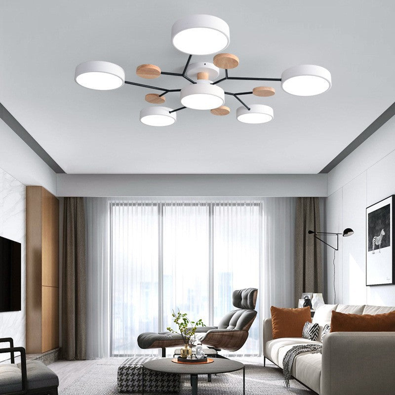 Willem | Semi-Flush Mount Multi-Arm LED Ceiling Light