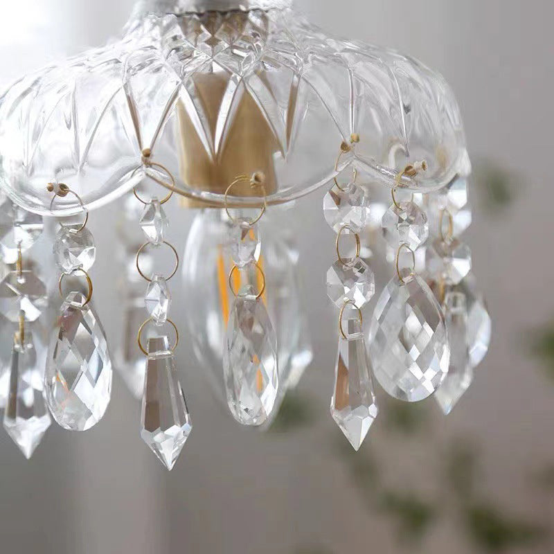 Penelope | Pendant Light Crystal Floral Ceiling Fixture