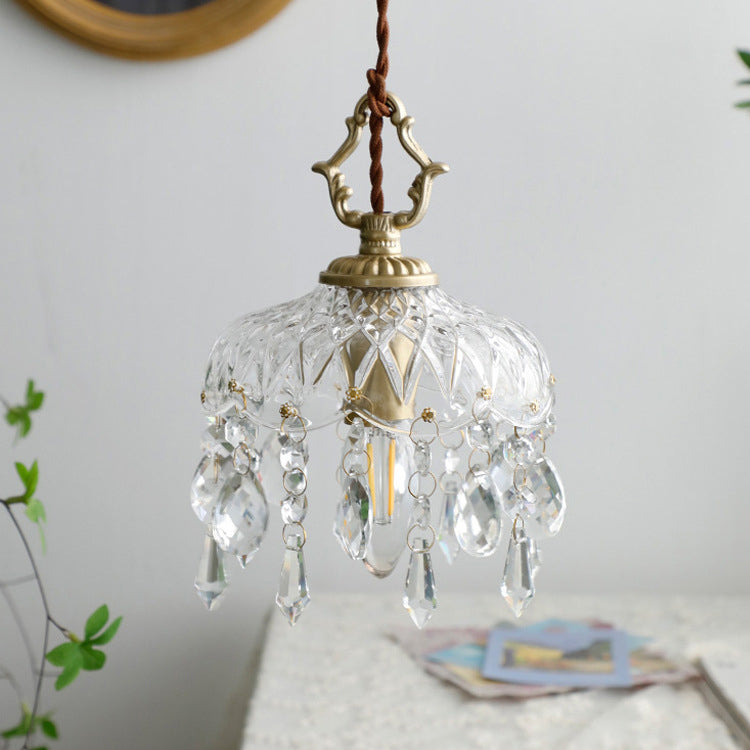 Penelope | Pendant Light Crystal Floral Ceiling Fixture