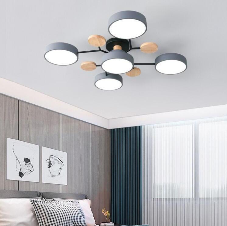 Willem | Semi-Flush Mount Multi-Arm LED Ceiling Light