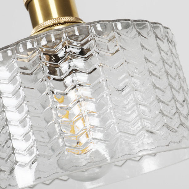 Caelina | Japanese Vintage Copper Glass Jar Pendant Light