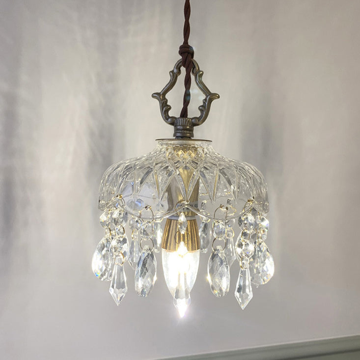 Penelope | Pendant Light Crystal Floral Ceiling Fixture