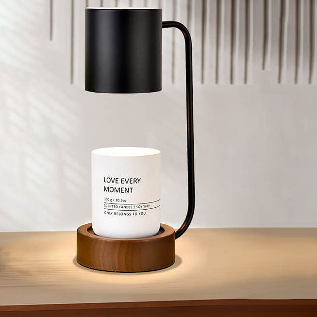 Virelle | Japanese Minimalist Style Dimmable Wood Table Lamp with Timer