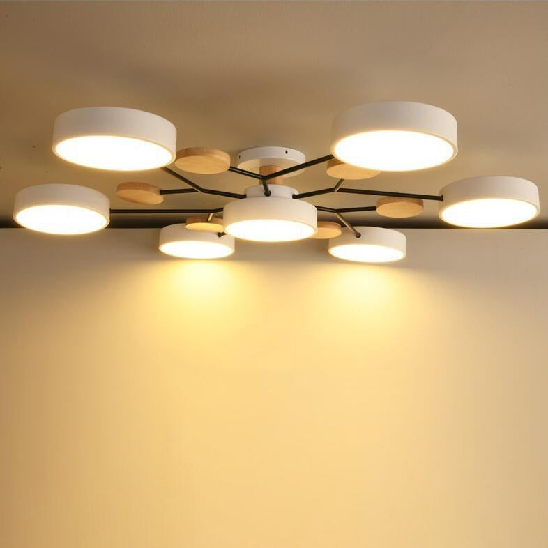 Willem | Semi-Flush Mount Multi-Arm LED Ceiling Light