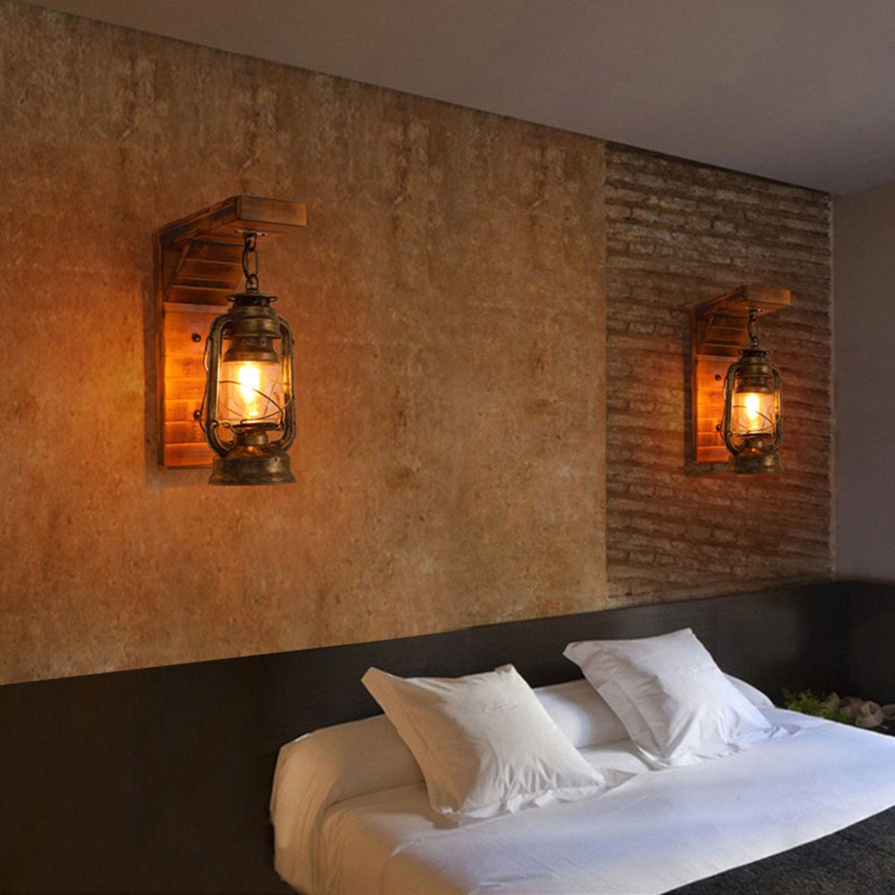Jan | Vintage Lantern Living Room Wall Light