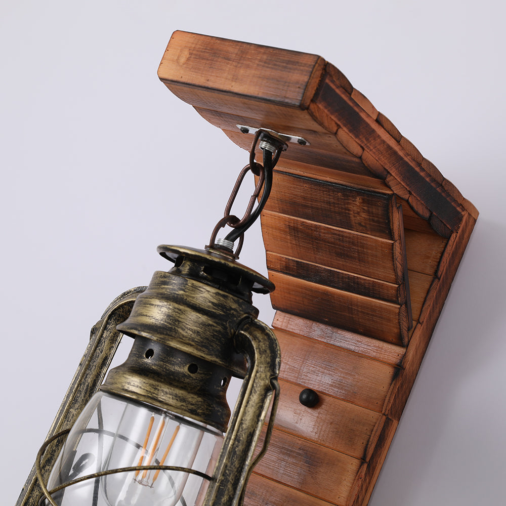 Jan | Vintage Lantern Living Room Wall Light