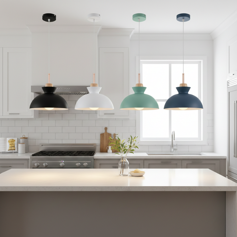 Renzo | Adjustable Dome Kitchen Dimmable Pendant Light