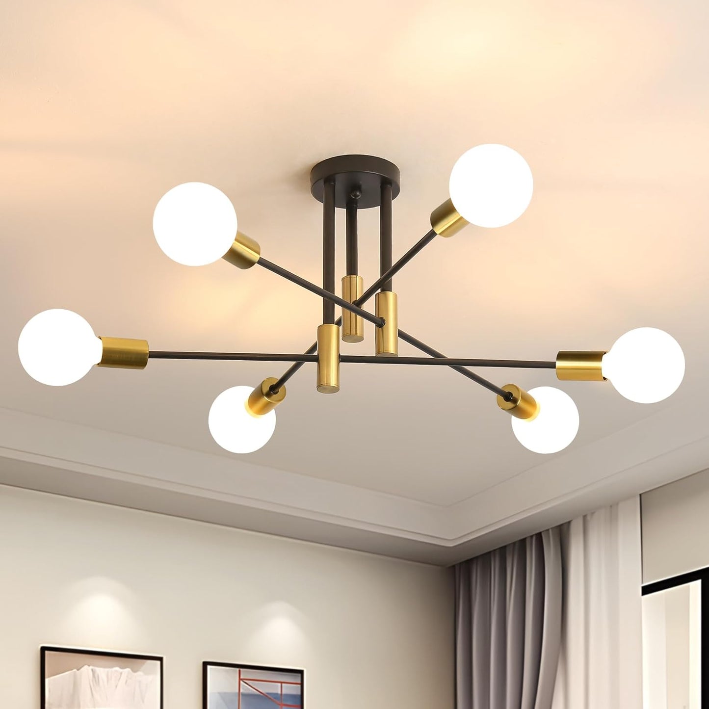 Bennett | Ceiling Light Metal Multi Light Fixture for Living Room