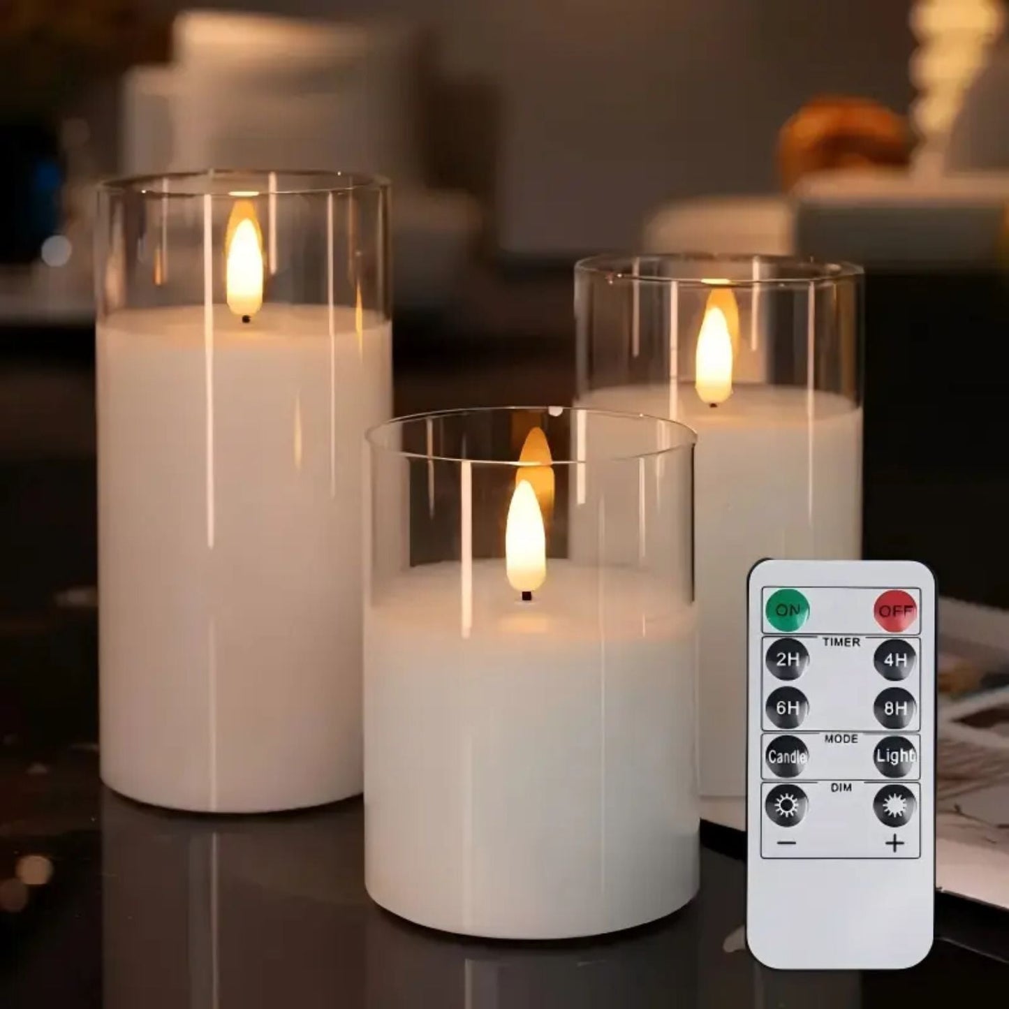 Aura | Flameless Candles, Remote Control