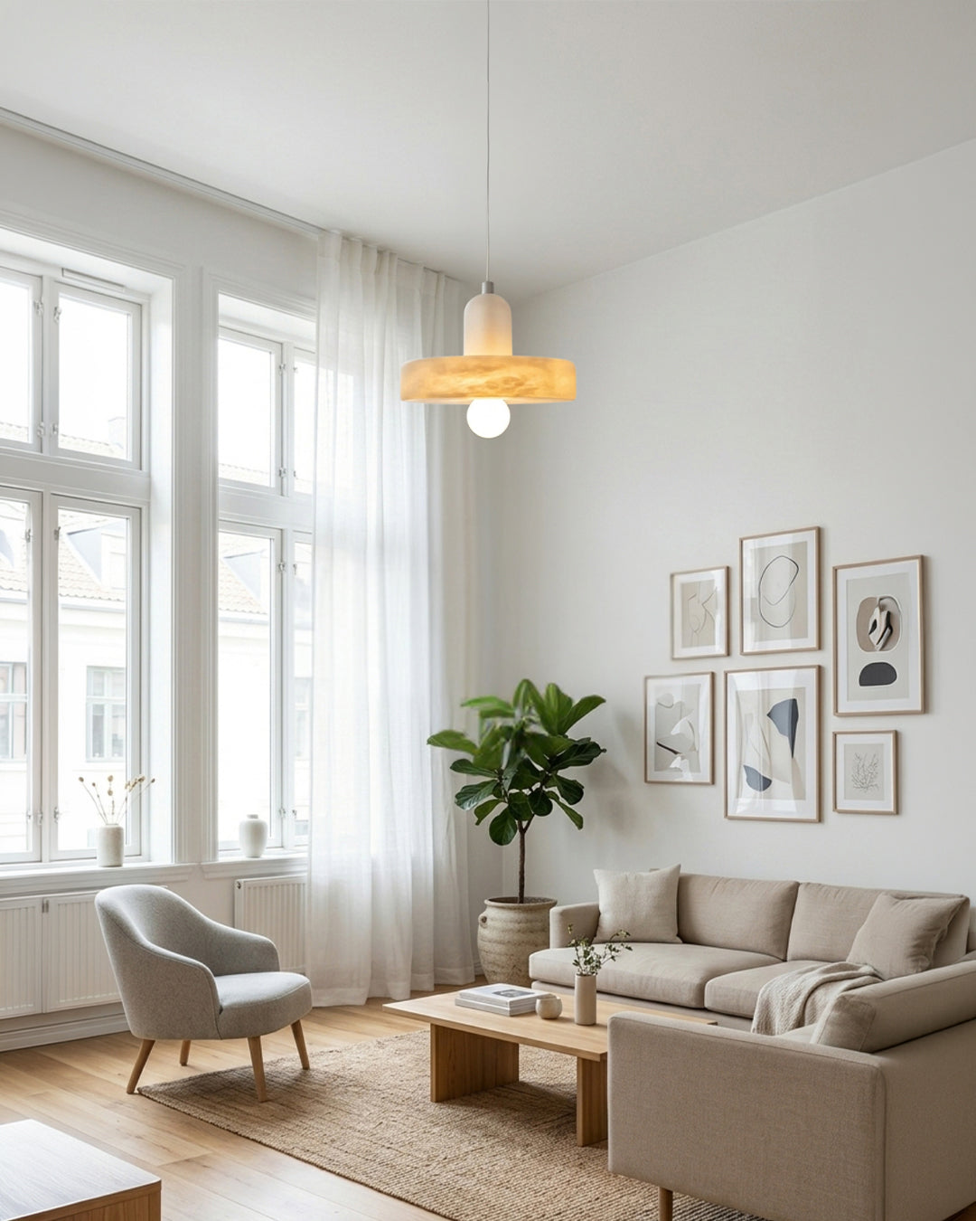 Arabella | Hanging Modern Pendant Light Fixture
