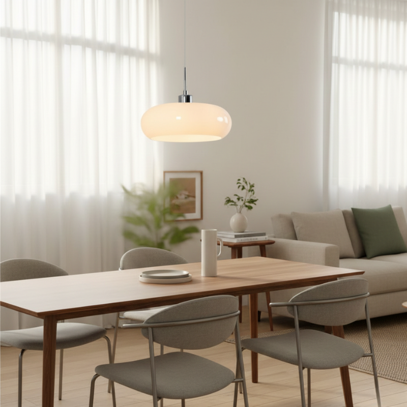 Stellan | Mid-Century Bauhaus Glass Pendant Light for Modern Home