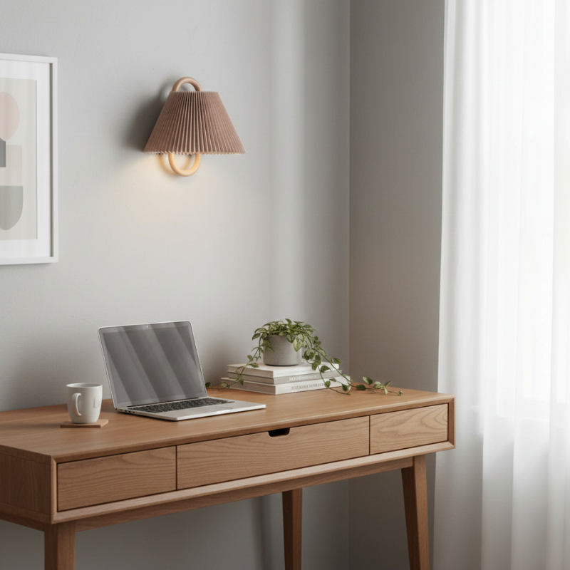 Sunniva | Semi-Circle 1-Light Wall Sconce for Bedroom