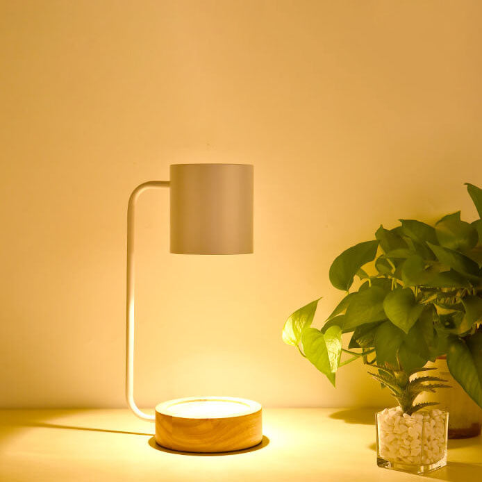Virelle | Japanese Minimalist Style Dimmable Wood Table Lamp with Timer