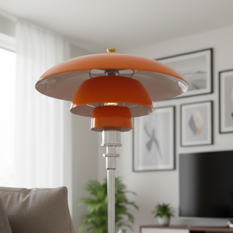 Orluna | Copper Base Art Deco Modern Desk Lamp for Office Lighting