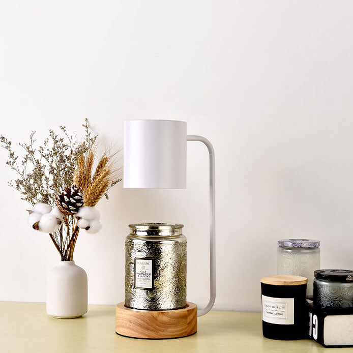Virelle | Japanese Minimalist Style Dimmable Wood Table Lamp with Timer