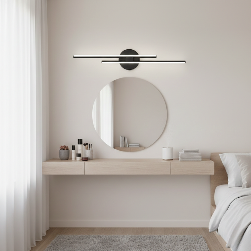 Evren | Modern Striped LED Wall Lamp Cool Glow Vanity Lighting