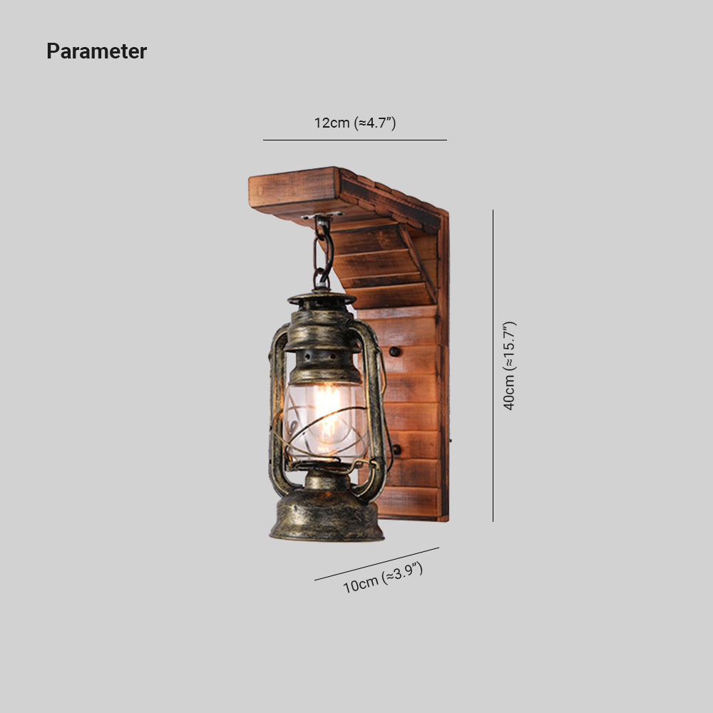 Jan | Vintage Lantern Living Room Wall Light
