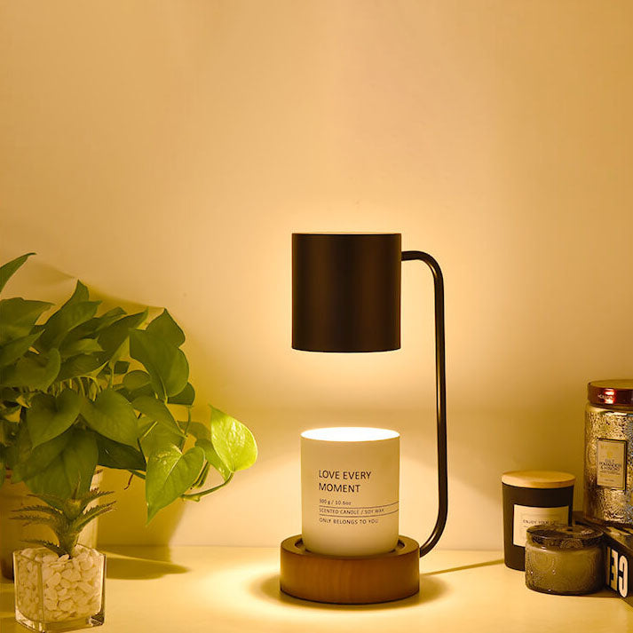 Virelle | Japanese Minimalist Style Dimmable Wood Table Lamp with Timer