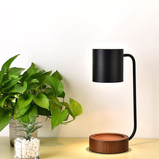 Virelle | Japanese Minimalist Style Dimmable Wood Table Lamp with Timer