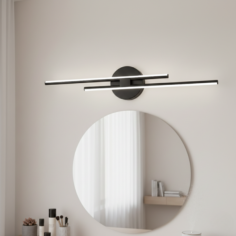 Evren | Modern Striped LED Wall Lamp Cool Glow Vanity Lighting