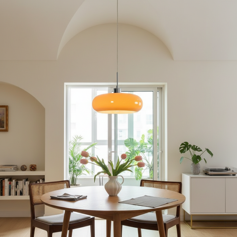 Stellan | Mid-Century Bauhaus Glass Pendant Light for Modern Home
