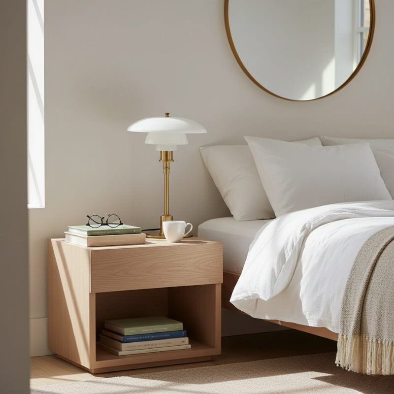 Orluna | Copper Base Art Deco Modern Desk Lamp for Office Lighting