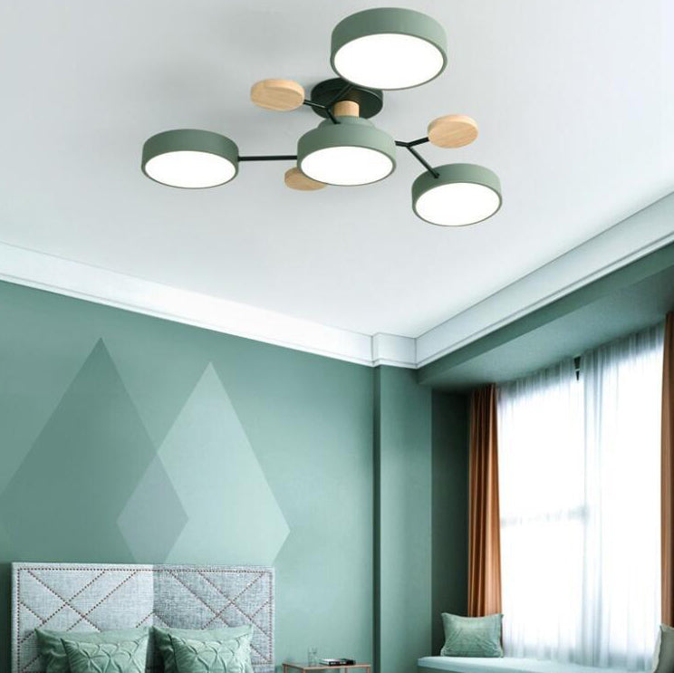 Willem | Semi-Flush Mount Multi-Arm LED Ceiling Light