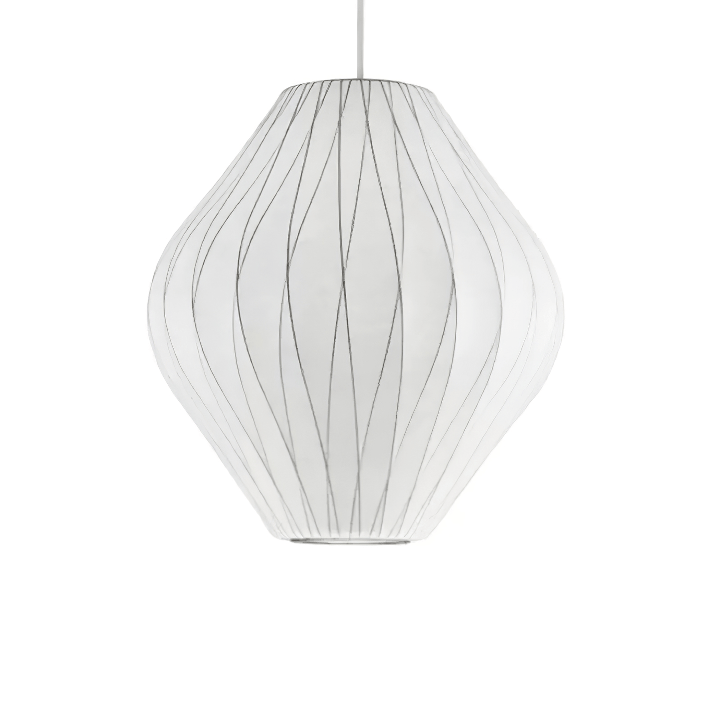 Nyla | Modern Glass Glow Pendant Light Living Room