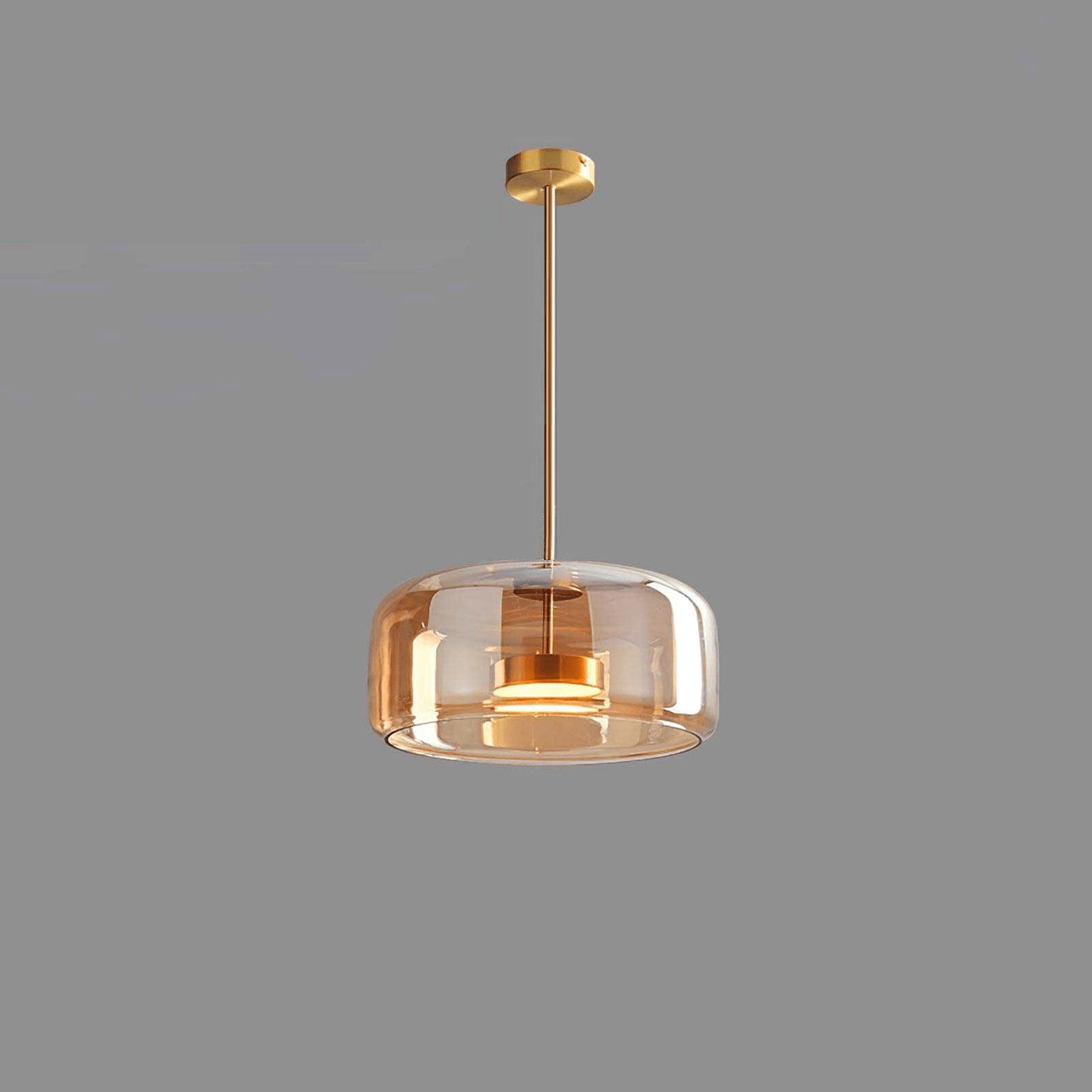 Vianca | Clear Glass Pendant Lamp Modern Bedroom Entryway Light