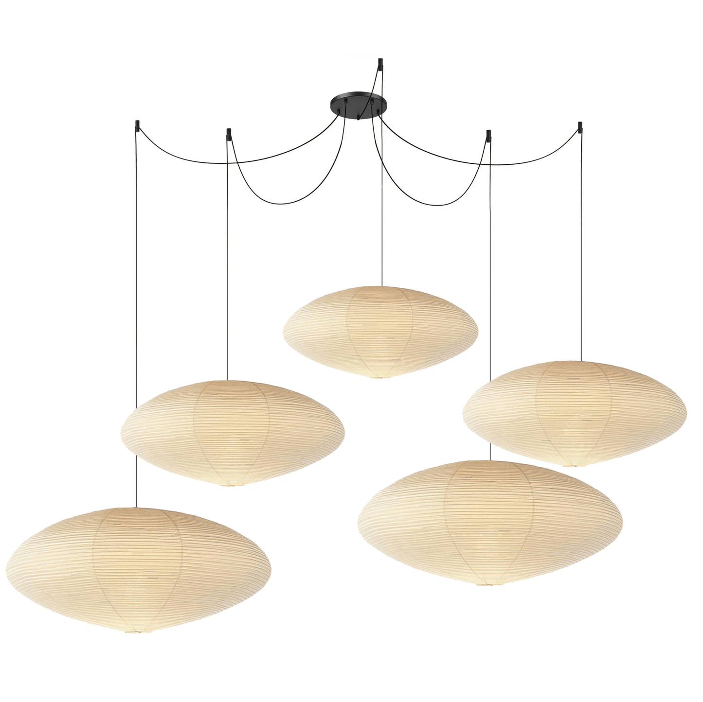 Zephyra | Japanese-Style Handcrafted Pendant Light for Living Room