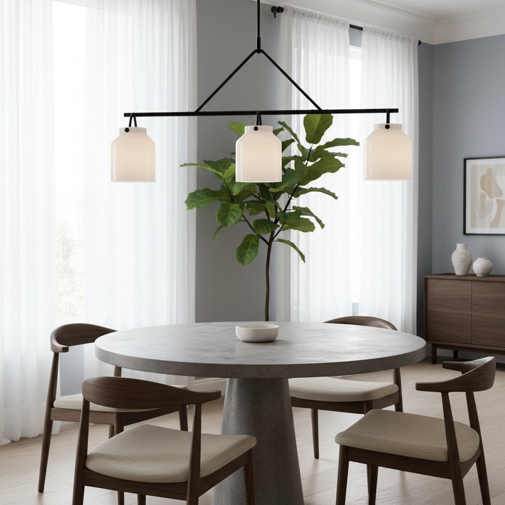 Roan | Hanging Bowl Shade Kitchen Dining Room Pendant Light