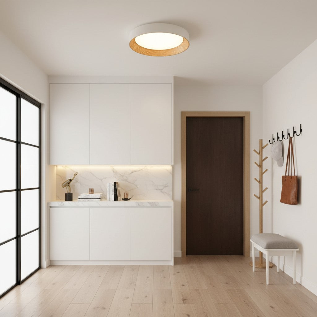 Malcolm | Minimalist LED Ceiling Light Round Flush Mount for Home Lighting
