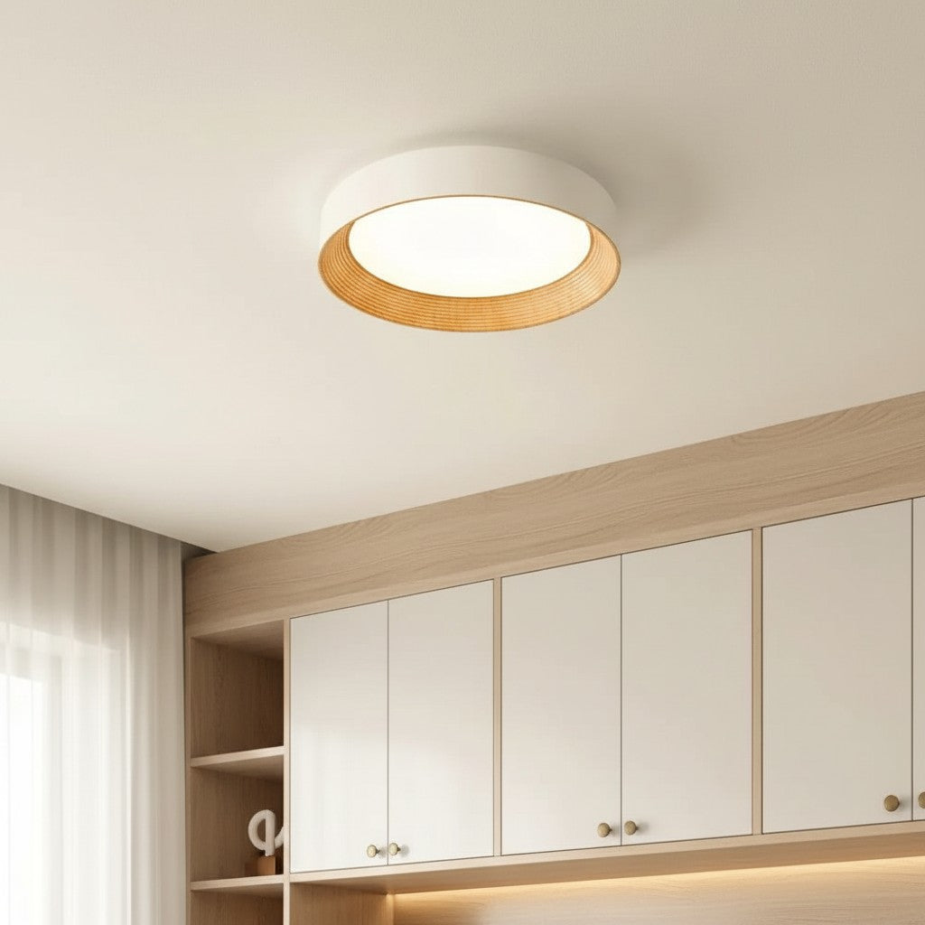 Malcolm | Minimalist LED Ceiling Light Round Flush Mount for Home Lighting