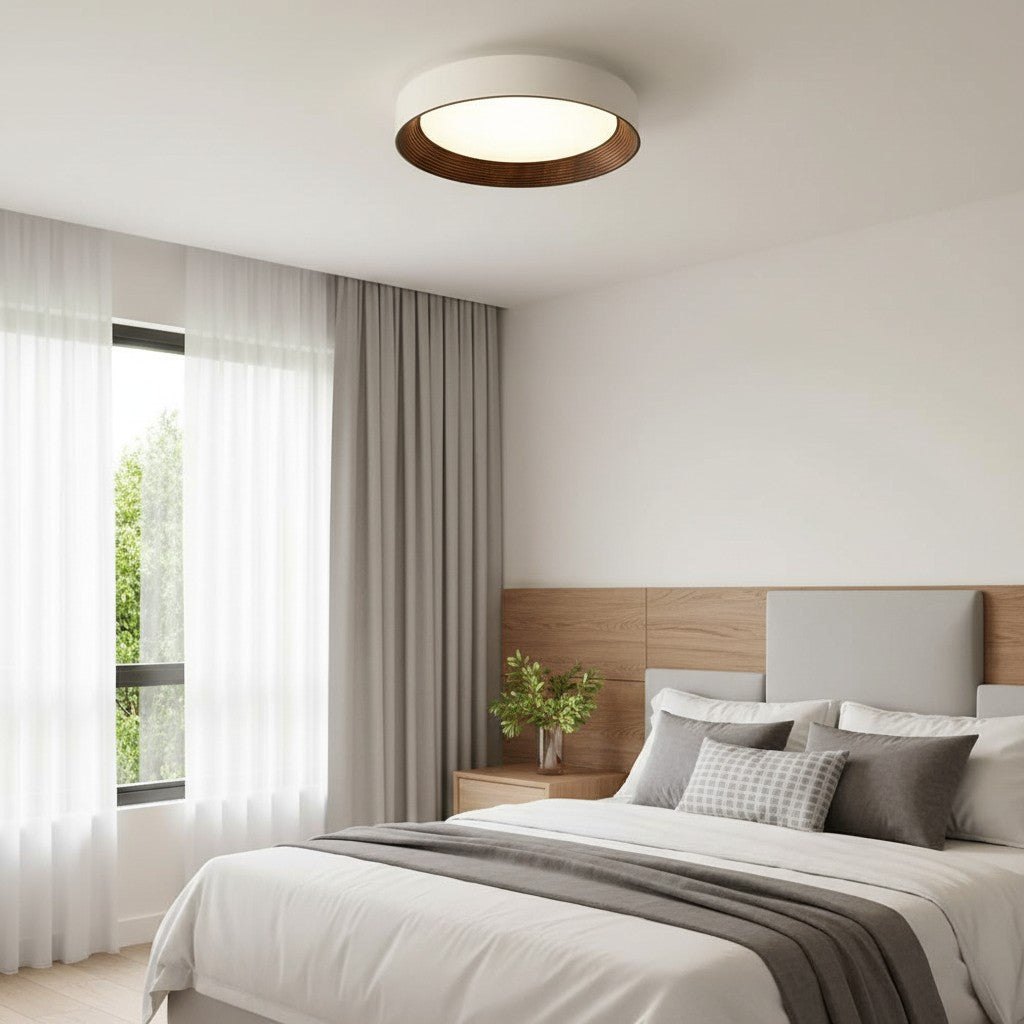 Malcolm | Minimalist LED Ceiling Light Round Flush Mount for Home Lighting