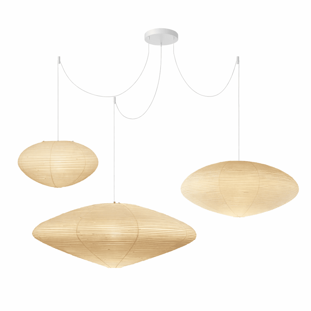 Zephyra | Japanese-Style Handcrafted Pendant Light for Living Room