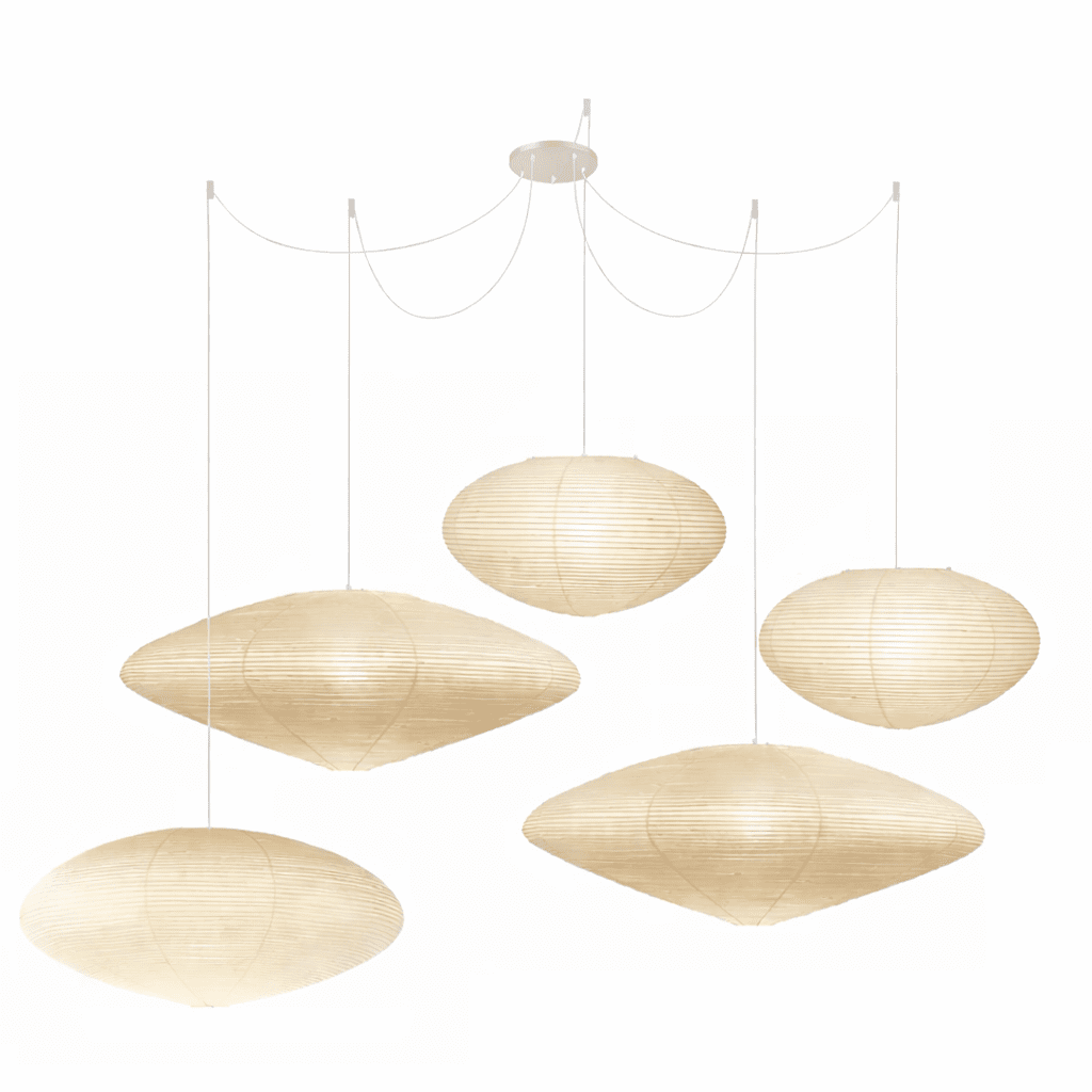 Zephyra | Japanese-Style Handcrafted Pendant Light for Living Room