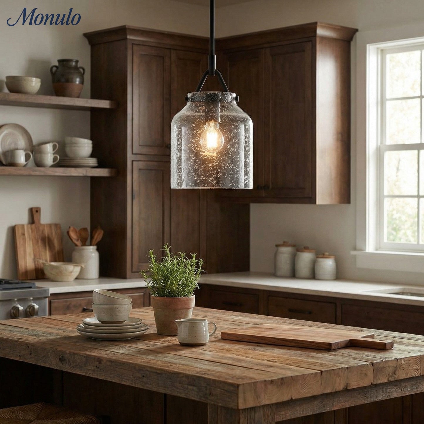 Roan | Hanging Bowl Shade Kitchen Dining Room Pendant Light