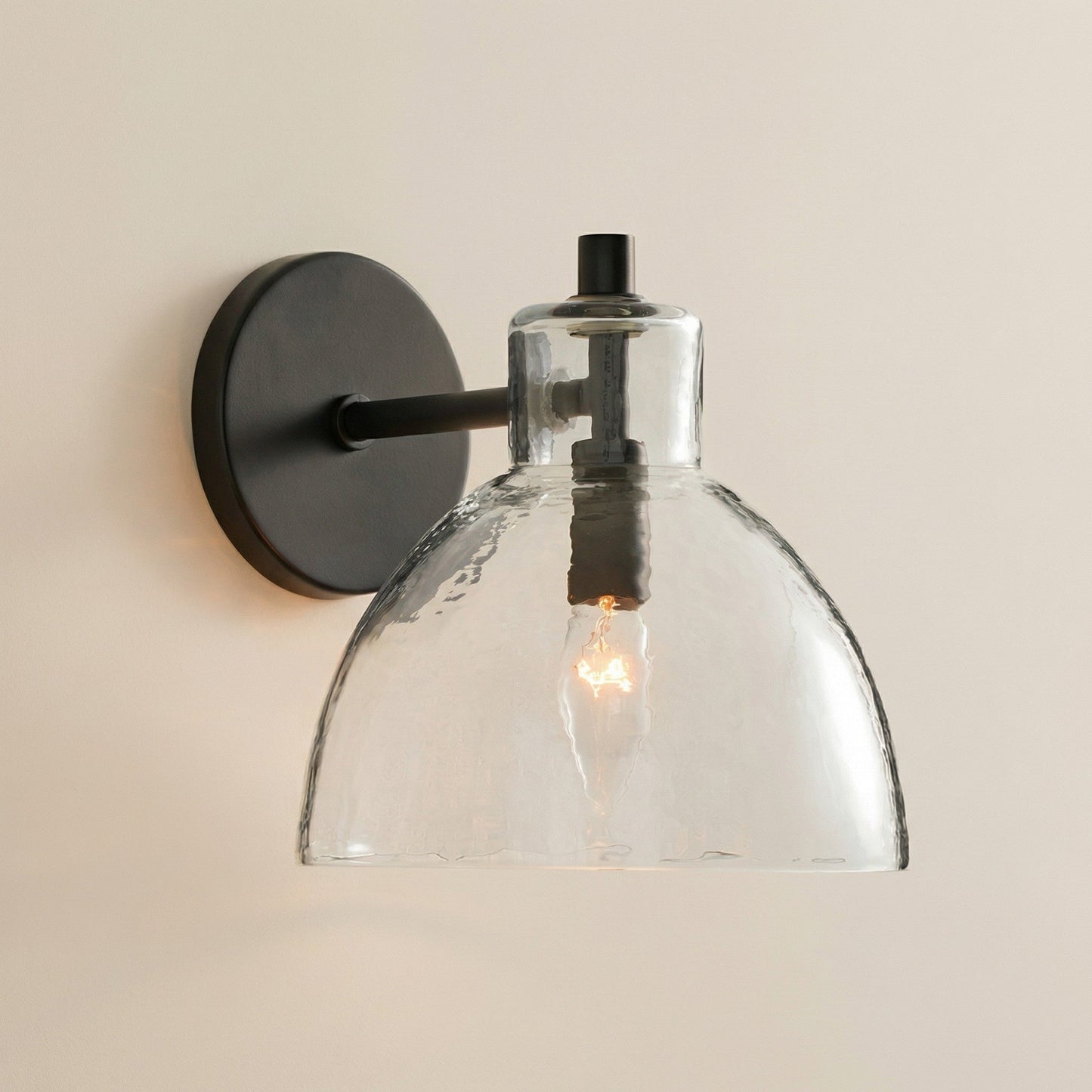 Frederick | Wall Sconce Antique Brass Glass Bedside Reading Wall Light