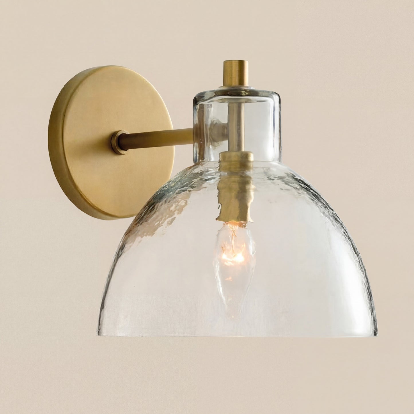 Frederick | Wall Sconce Antique Brass Glass Bedside Reading Wall Light