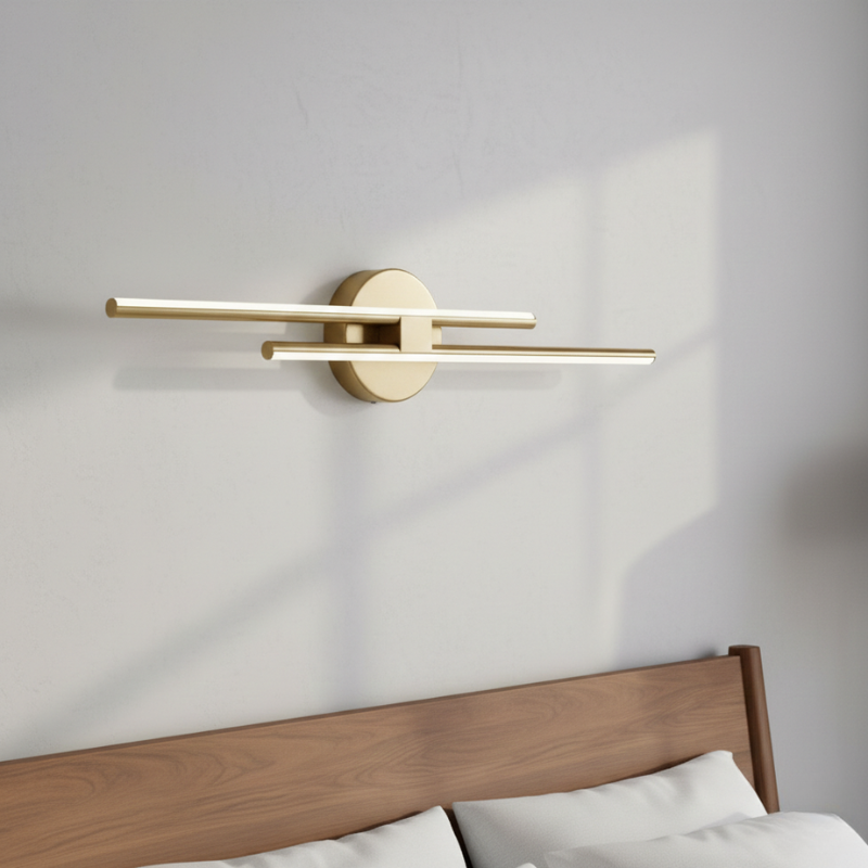 Evren | Modern Striped LED Wall Lamp Cool Glow Vanity Lighting