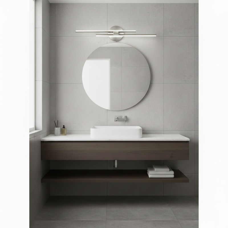 Evren | Modern Striped LED Wall Lamp Cool Glow Vanity Lighting