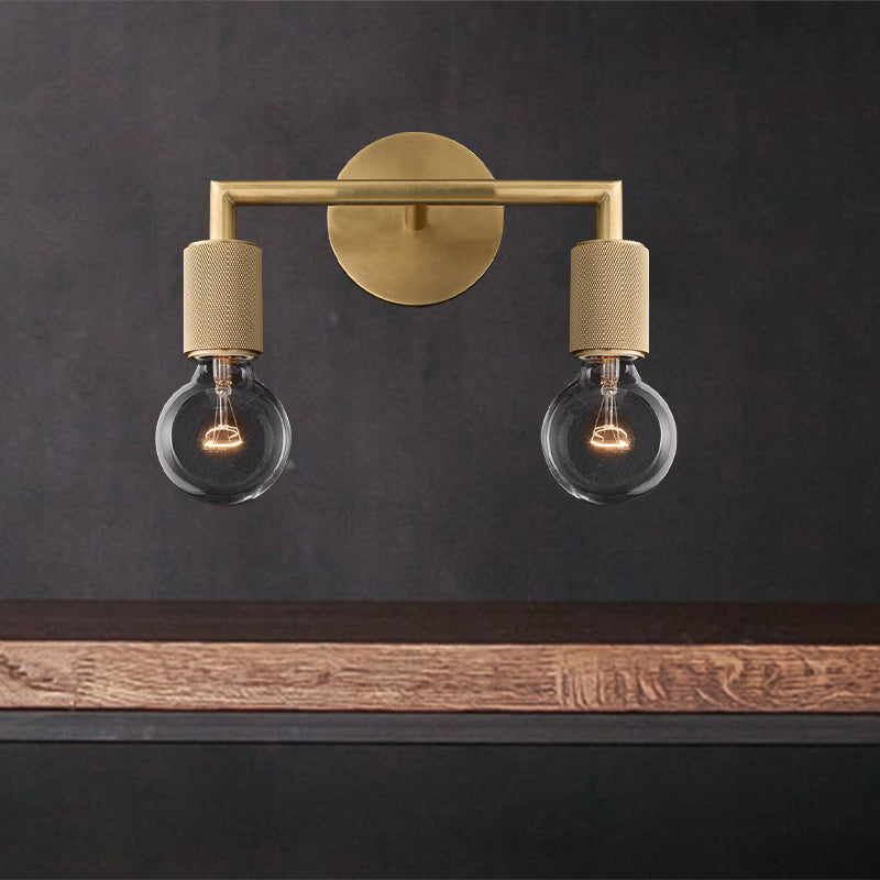 Maison | Double Bulb Brass Wall Light/Sconce