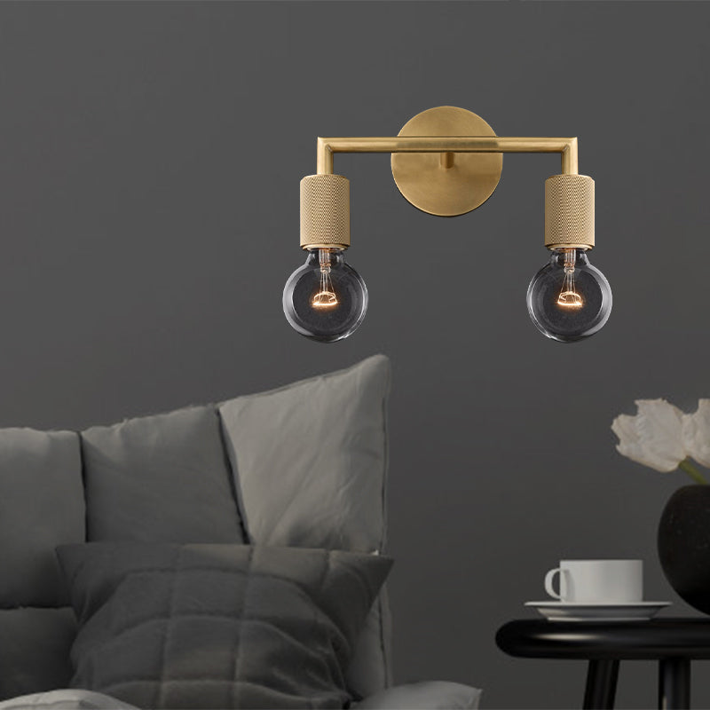 Maison | Double Bulb Brass Wall Light/Sconce