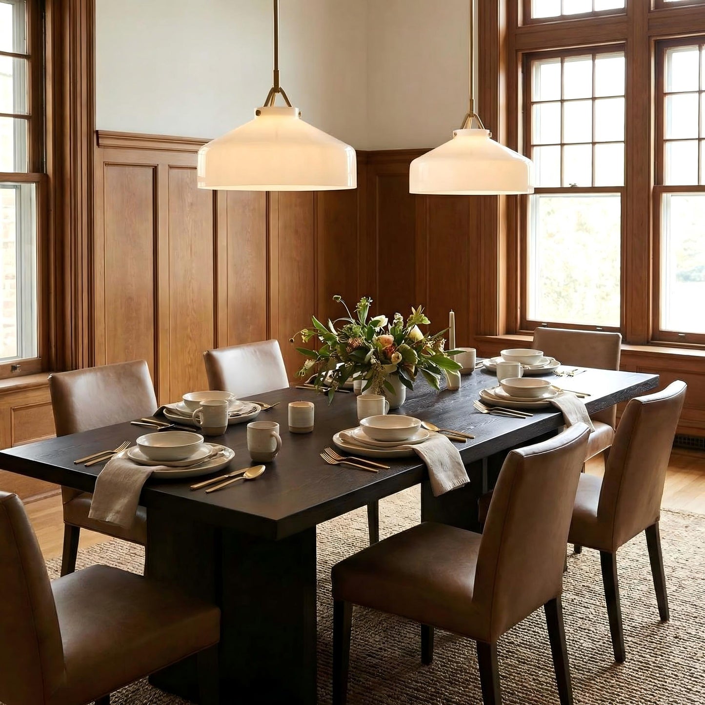 Roan | Hanging Bowl Shade Kitchen Dining Room Pendant Light