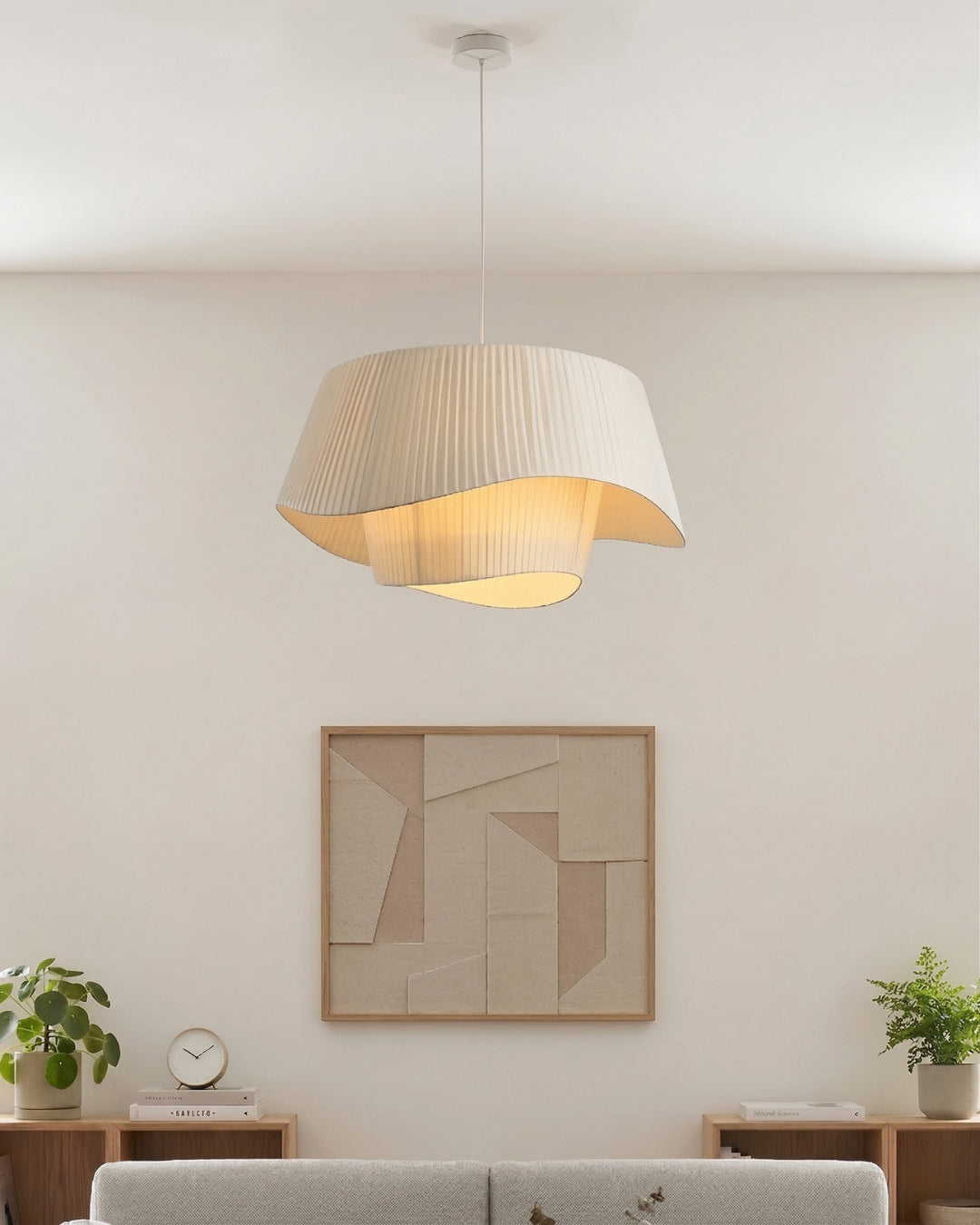 Genevieve | Minimalist LED Pendant Light for Living Room and Entryway