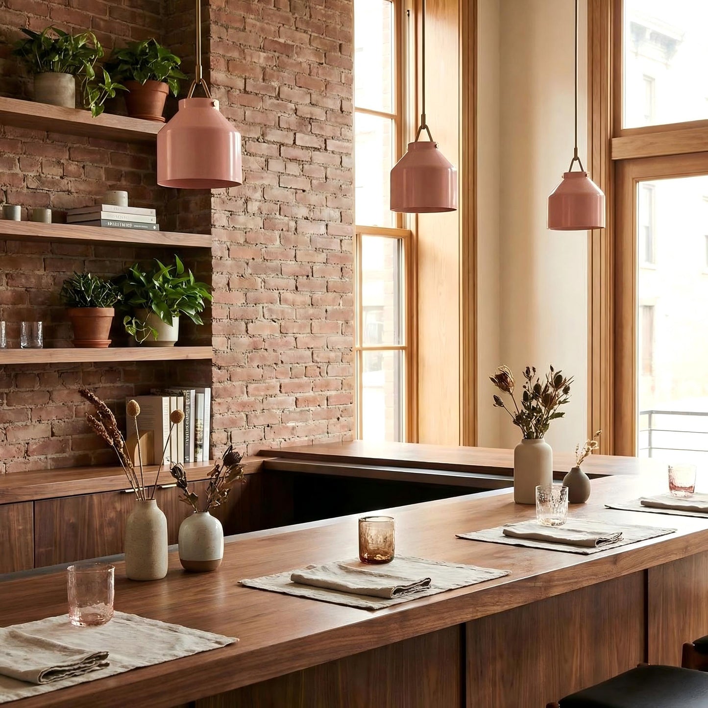 Roan | Hanging Bowl Shade Kitchen Dining Room Pendant Light